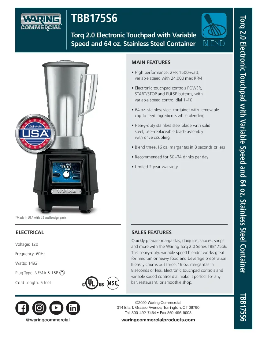 waring-tbb175s6-blender-bar-heavy-duty-64-oz-dial-controls-specsheet-2607197psl9g.pdf