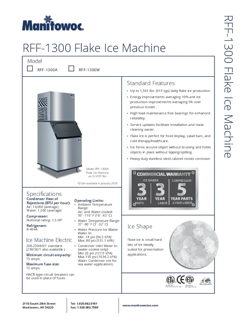 manitowoc-rff1300w-261-ice-maker-flake-style-self-contained-specsheet-260726dvriq0.pdf