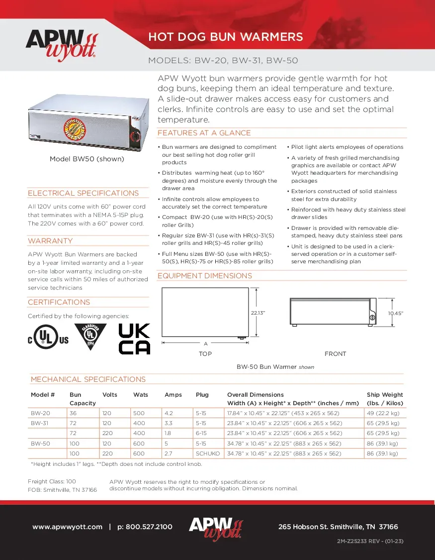 apw-wyott-bw-20-hot-dog-bun-roll-warmer-17-75-w-22-13-d-specsheet-2607262qs4m8.pdf