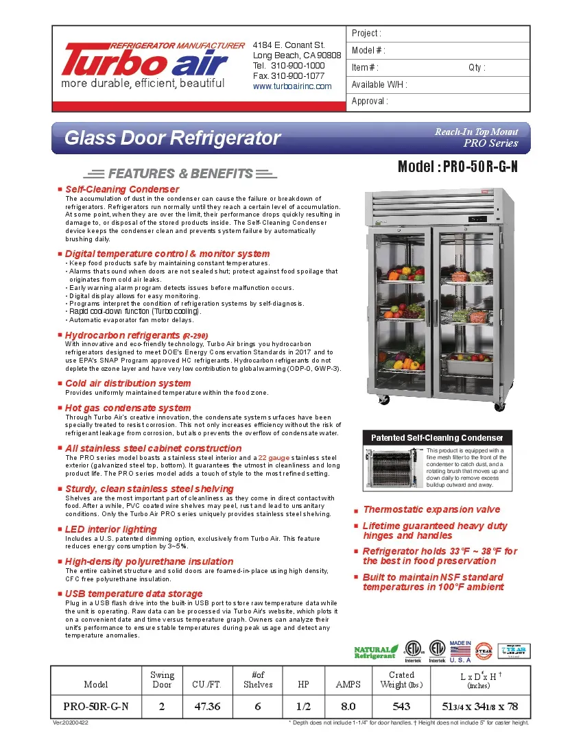 turbo-air-pro-50r-g-n-refrigerator-reach-in-115v-two-section-self-contained-2607191507xa.pdf
