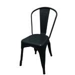 Oak Street , OD-CM-0001-BLK, Chair, Stacking, Outdoor