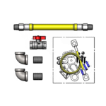 T&S Brass , HG-4D-60K-FF, Appliance Connectors